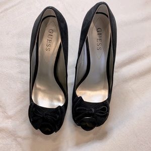 Guess black fabric shoes